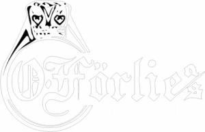 Gullsmed O. Førlie - negativ logo.